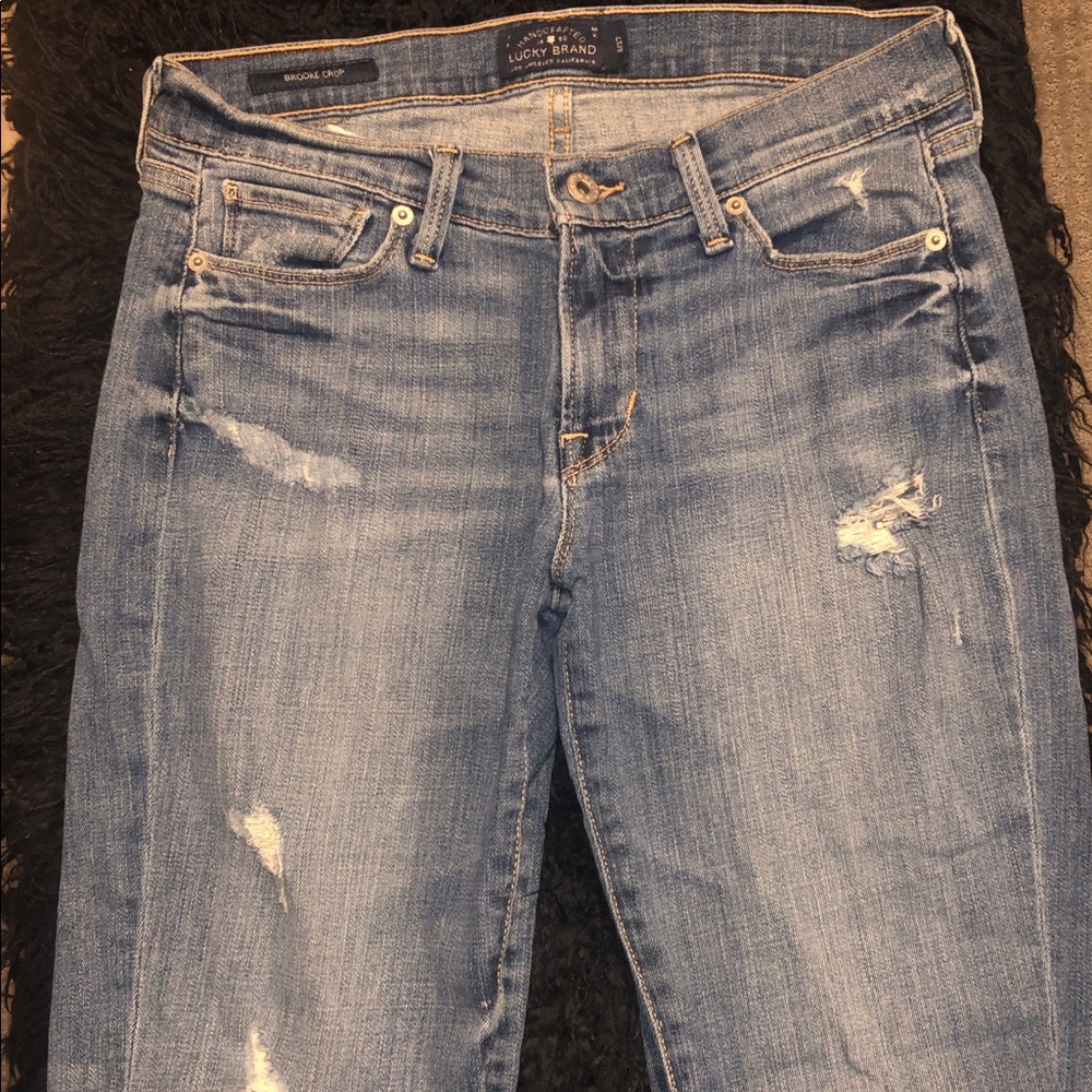 Lucky Brand Brook Crop Denim